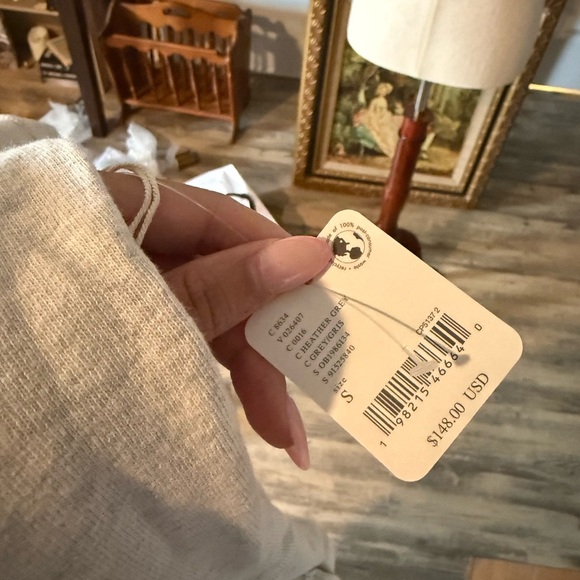 FREE PEOPLE | Cozy Gray Maternity Long Sleeve Onesie Small NWT - Picture 5 of 10